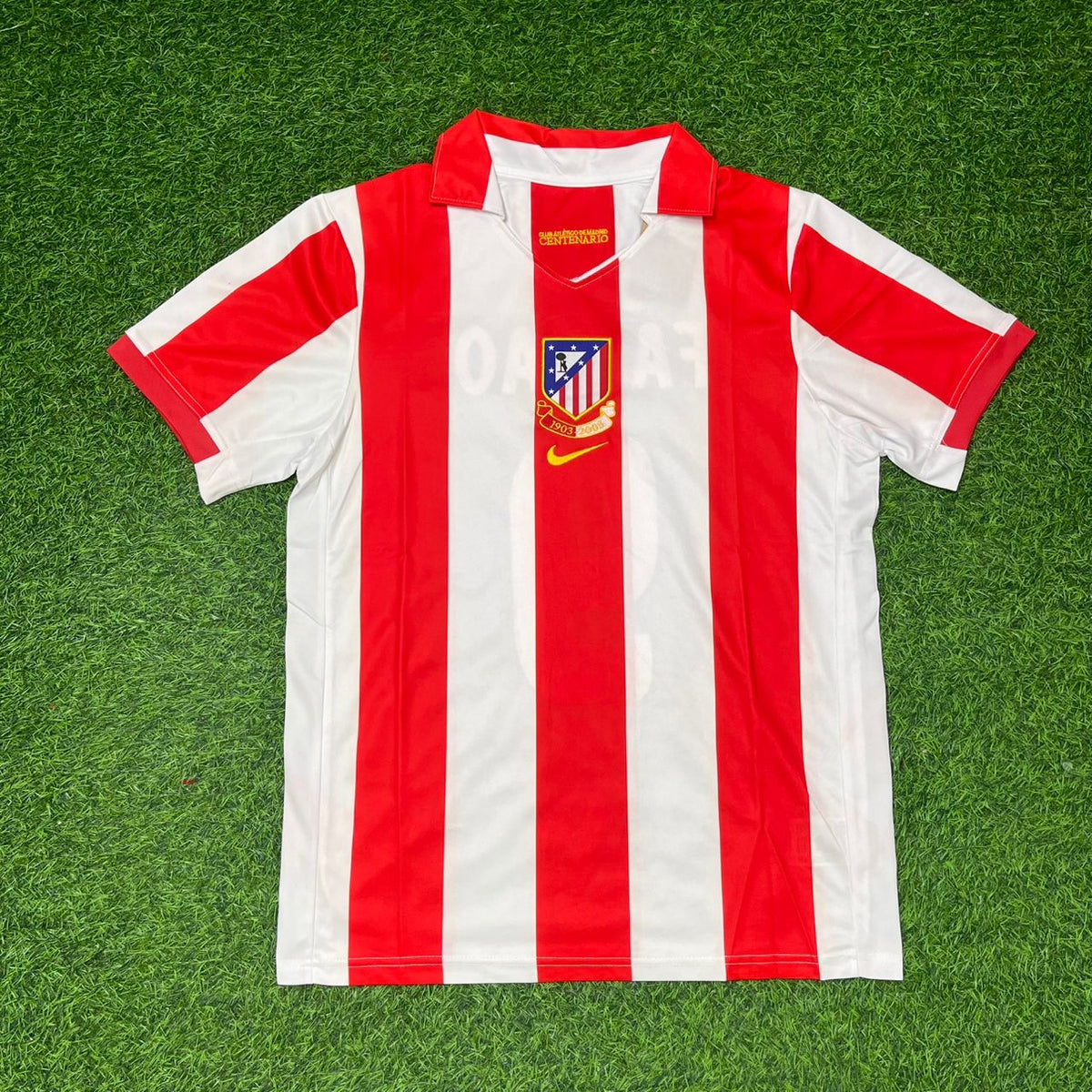 Radamel Falcao Atlético de Madrid Retro Football Jersey – Front View