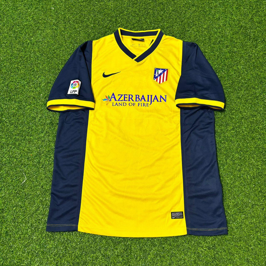 Radamel Falcao Atlético Madrid 2013-2014 Away Yellow Football Jersey – Front View