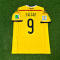 Brazil World Cup Blue Retro Jersey – Radamel Falcao Colombia 2014 – Back View
