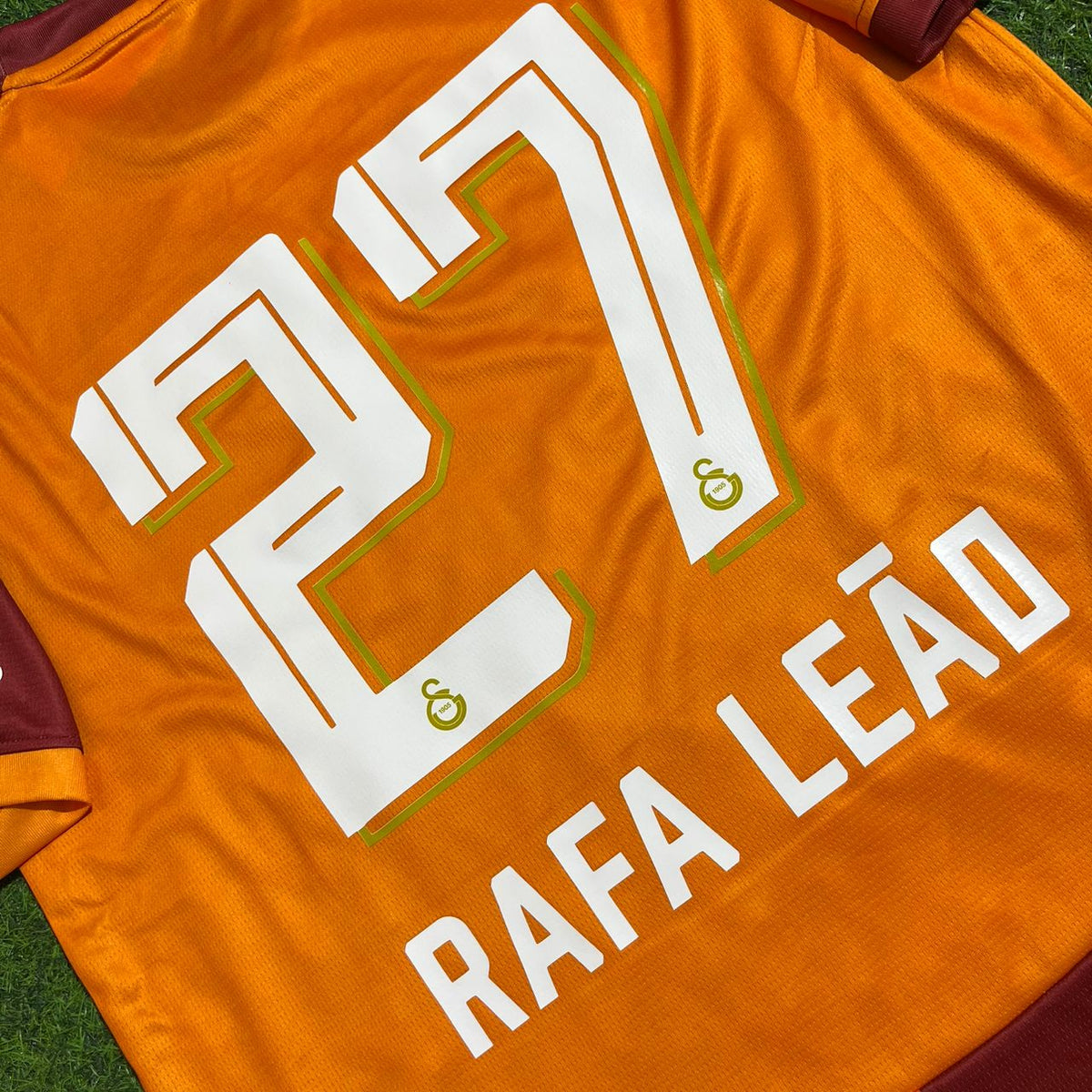 Rafa Leao #27 Galatasaray 2026-2027 Home Champions League Football Jersey – Detailed View