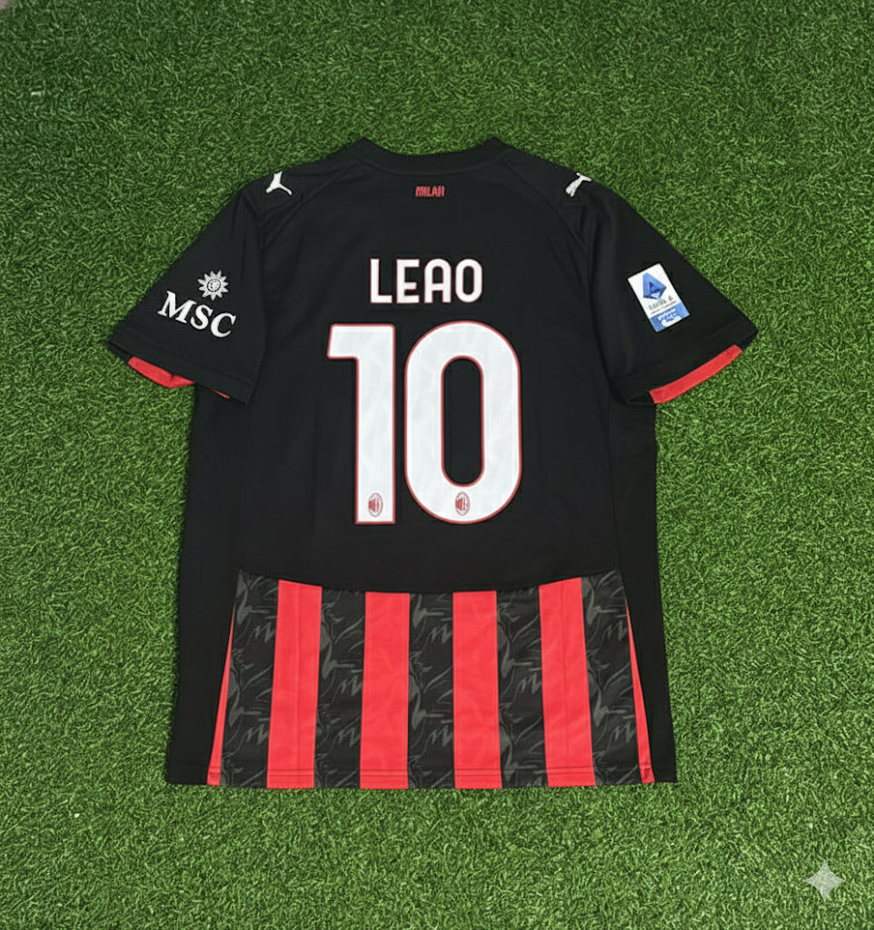 Ac Milan New Season Jersey – Rafael Leão – Back View