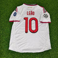 Rafael Leao Milan Retro Season White Retro Football Jersey – Back View