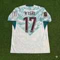 Rafael Leao Portugal 2026 World Cup White Away Football Jersey – Back View