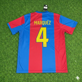 Barcelona 2006/2007 Home Retro Football Jersey – Rafael Marquez – Back View