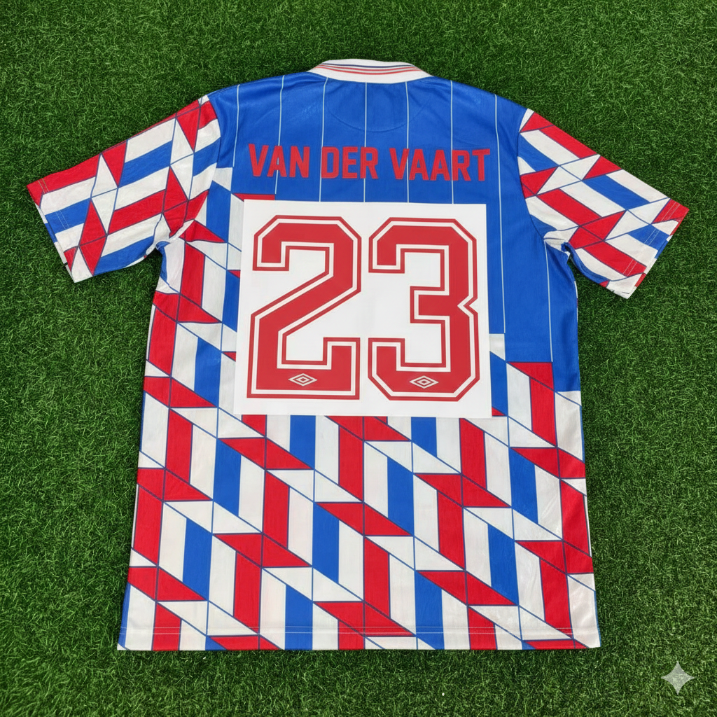 Ajax Retro Legend Football Jersey – Rafael van der Vaart – Back View