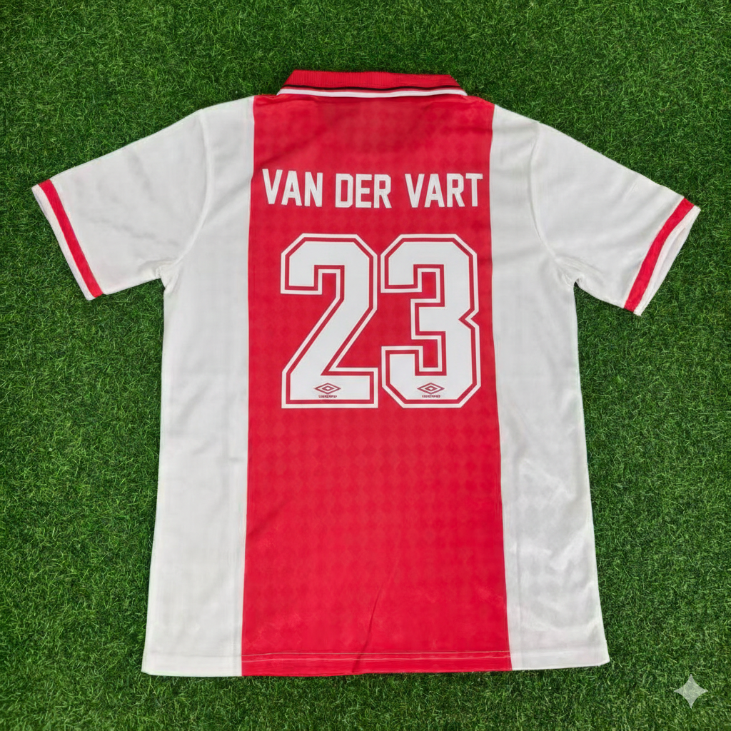 Rafael van der Vaart AFC Ajax Retro Football Jersey – Back View