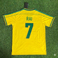Brazil 1998 World Cup Retro Jersey – Raí #7 – Back View