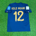 2022 France World Cup Randal Kolo Muani Final Retro Football Jersey – Back View