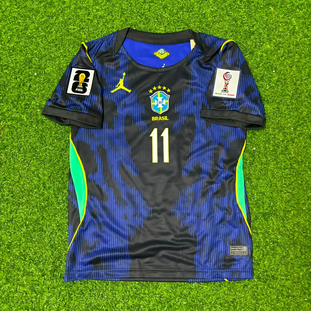 Raphinha #11 Brazil 2026 World Cup Kids New Season Football Jersey – 4