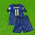 Raphinha #11 Brazil 2026 World Cup Kids New Season Football Jersey – Back View