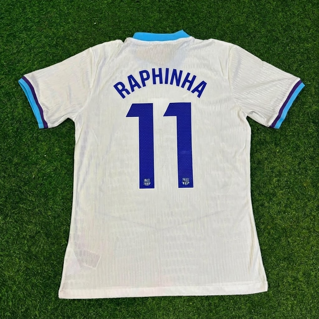 Raphinha #11 Barcelona New Season Special Edition Jersey – Back View