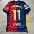 Raphinha Barcelona Football Jersey – Back View