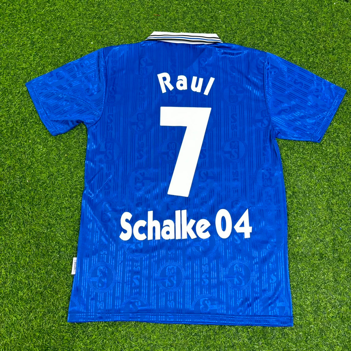 Raul Gonzalez Schalke 04 Heim Retro – Back View
