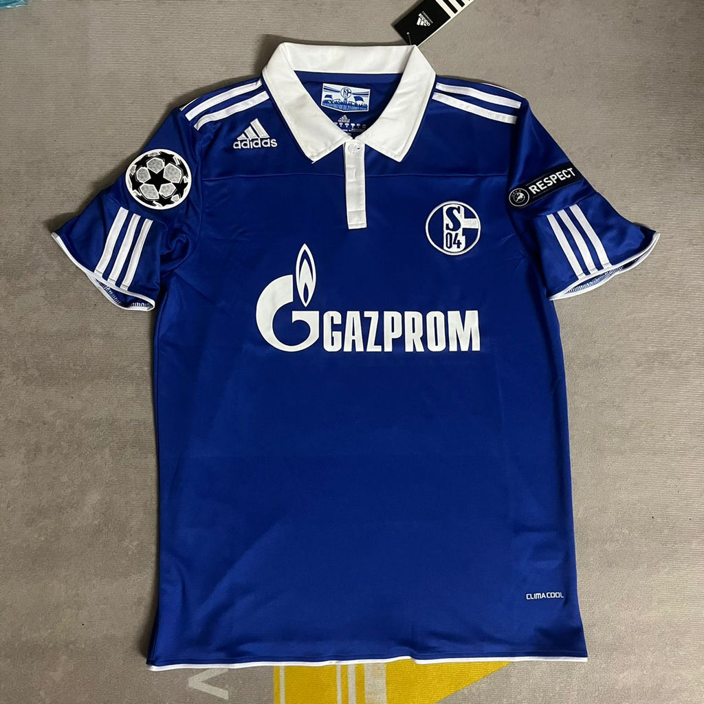 Raul Gonzalez Blanco Schalke 04 Season 2010- 11 Retro Champions League Football Jersey – 11