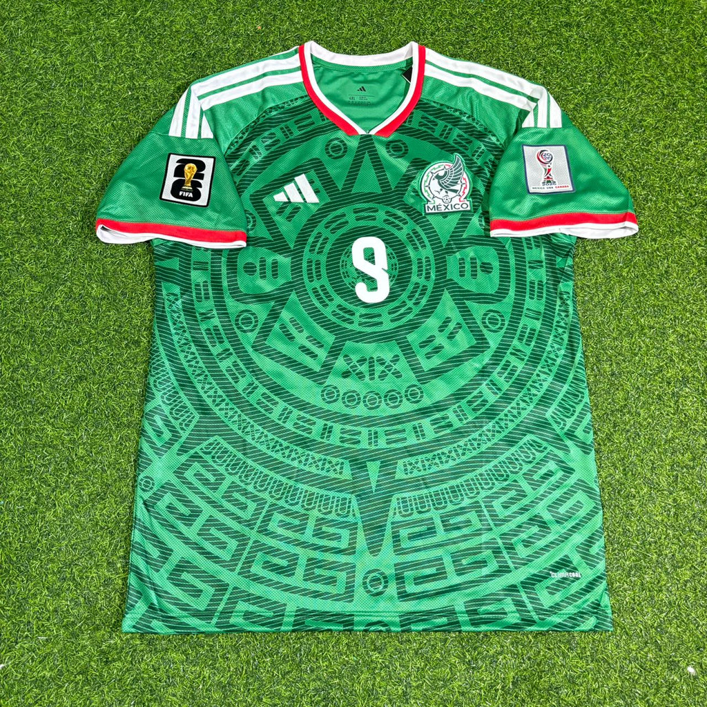 Mexico 2026 World Cup Home Green Football Jersey – Raul Jimenez – Front View