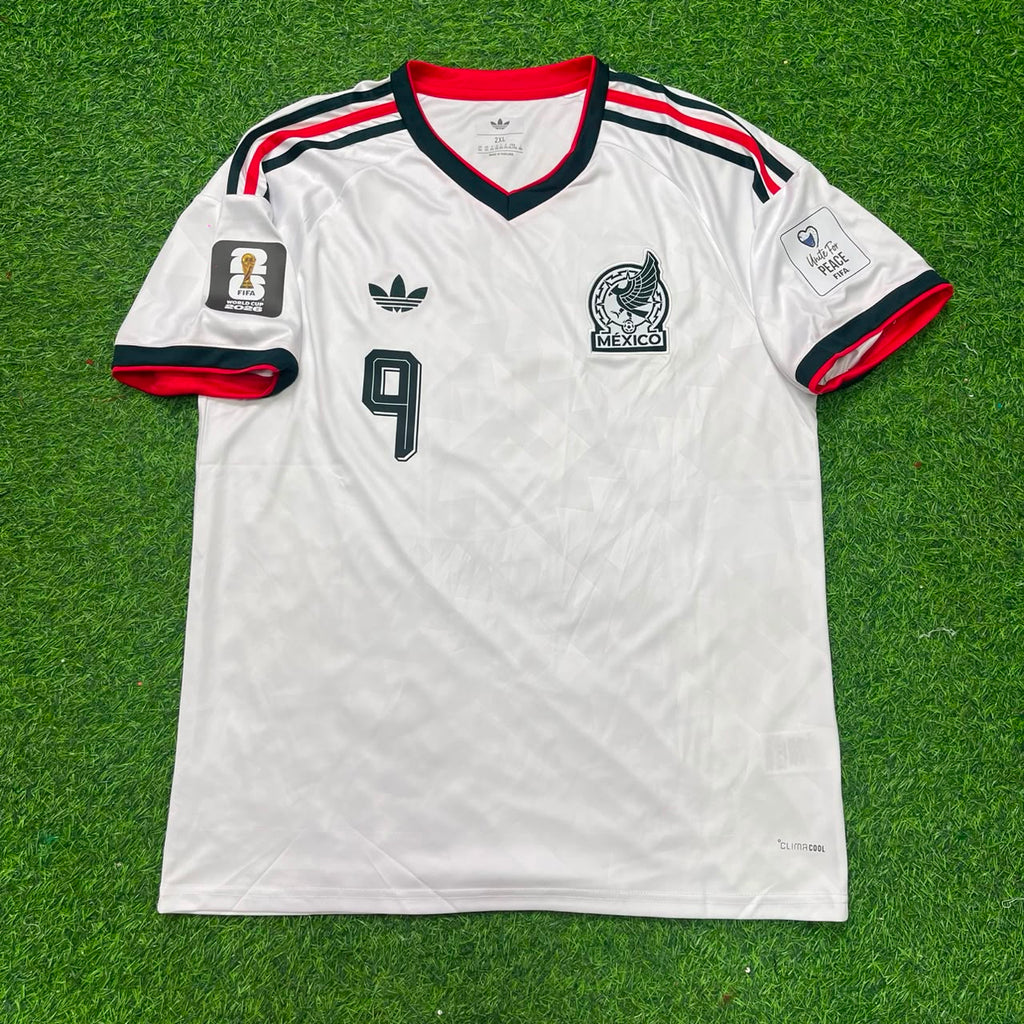 Raúl Jimenez Mexico 2026 World Cup Home White Football Jersey – Front View