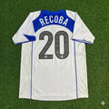 2004/05 Alvaro Recoba Inter Milan Retro White Football Jersey – Back View