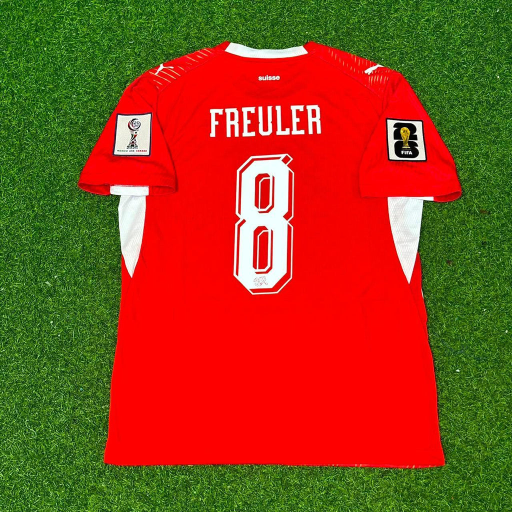 Switzerland 2026 World Cup Kit Jersey – Remo Freuler - – Back View