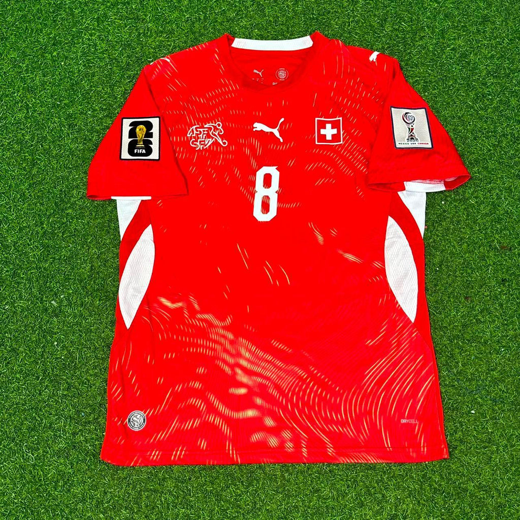 Switzerland 2026 World Cup Kit Jersey – Remo Freuler - – Front View