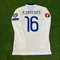 Portugal EURO 2016 White Long Sleeve Retro Football Jersey – Renato Sanches – Back View