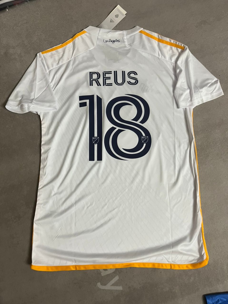 Marco Reus Los Angeles Galaxy America White Football Jersey – Detailed View