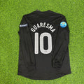 Ricardo Quaresma #10 Portugal Euro 2012 Away Black Long Sleeve Retro Football Jersey – Back View
