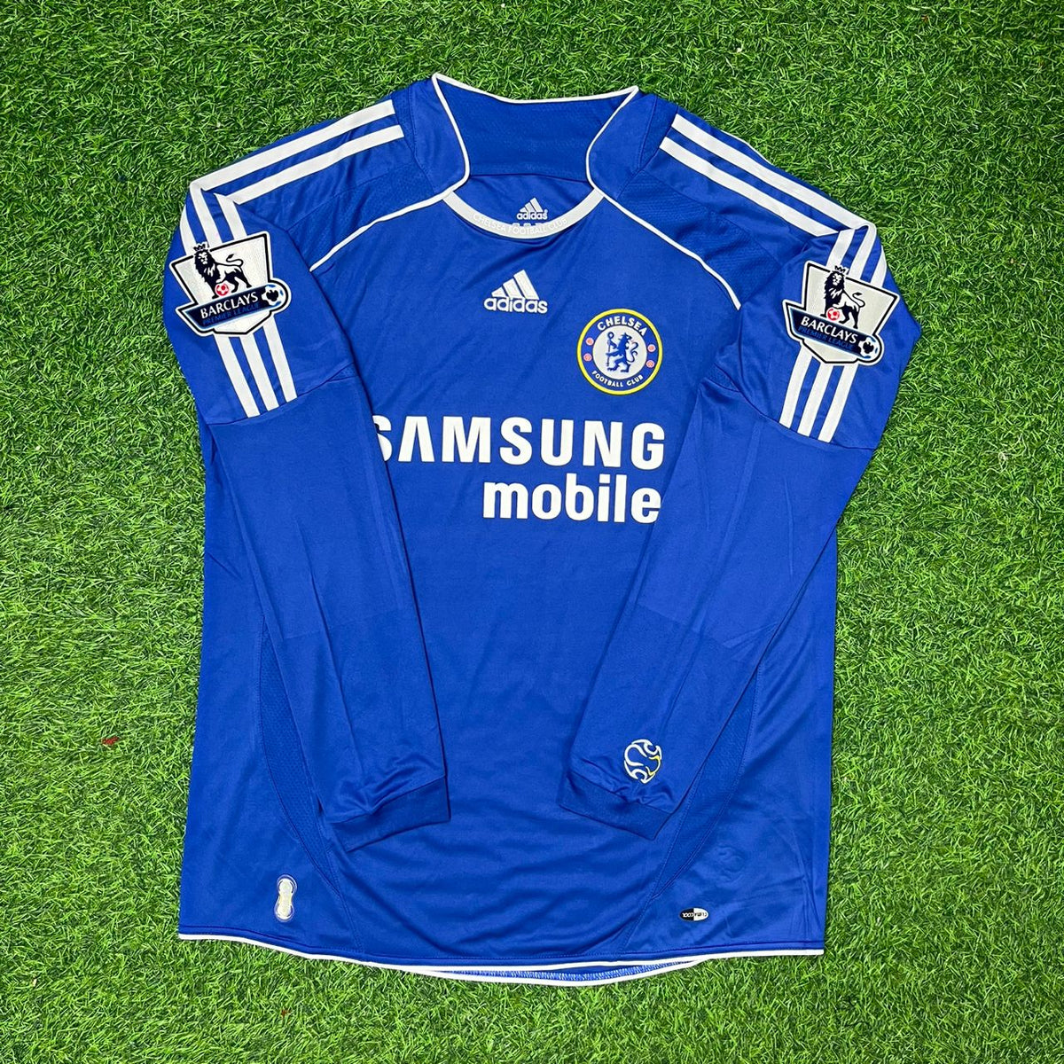 2007/08 Ricardo Quaresma Chelsea Long Sleeve EPL Patch Football Jersey – Front View