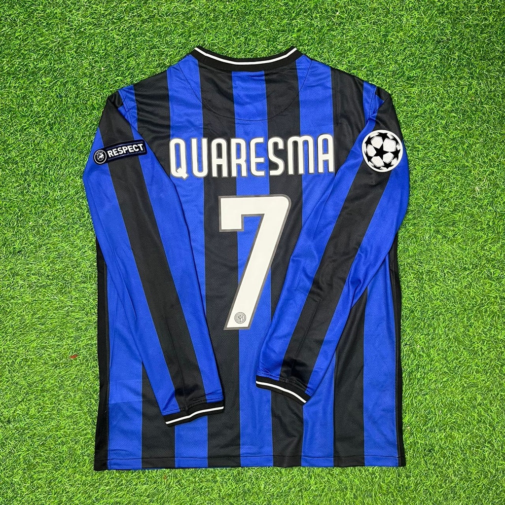 2010 Ricardo Quaresma Inter Champions League Final Football Jersey – Back View