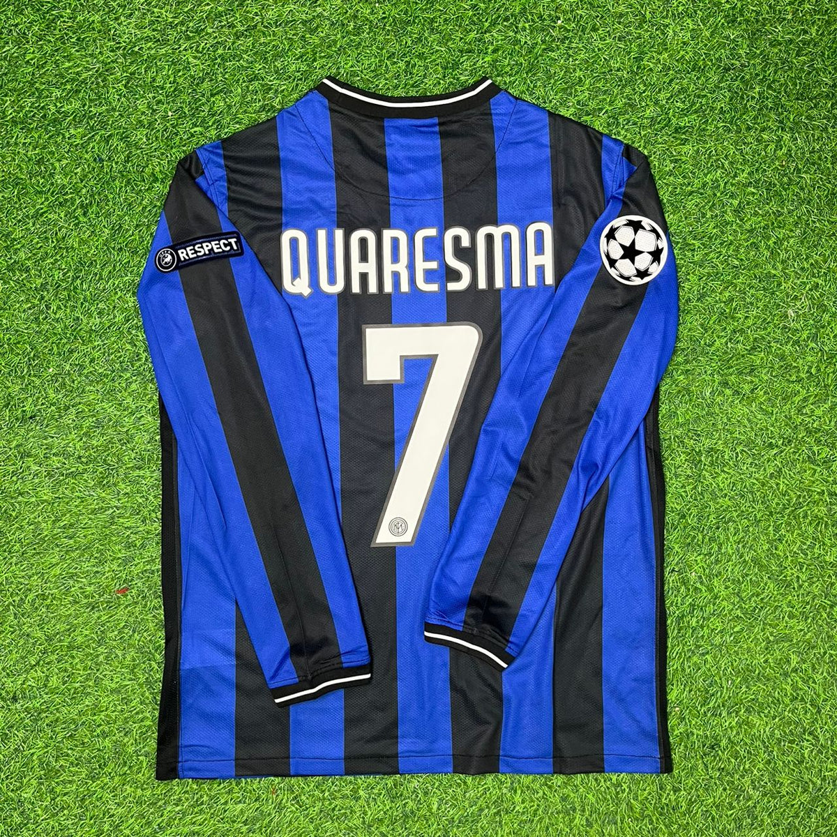 2010 Ricardo Quaresma Inter Champions League Final Football Jersey – Back View