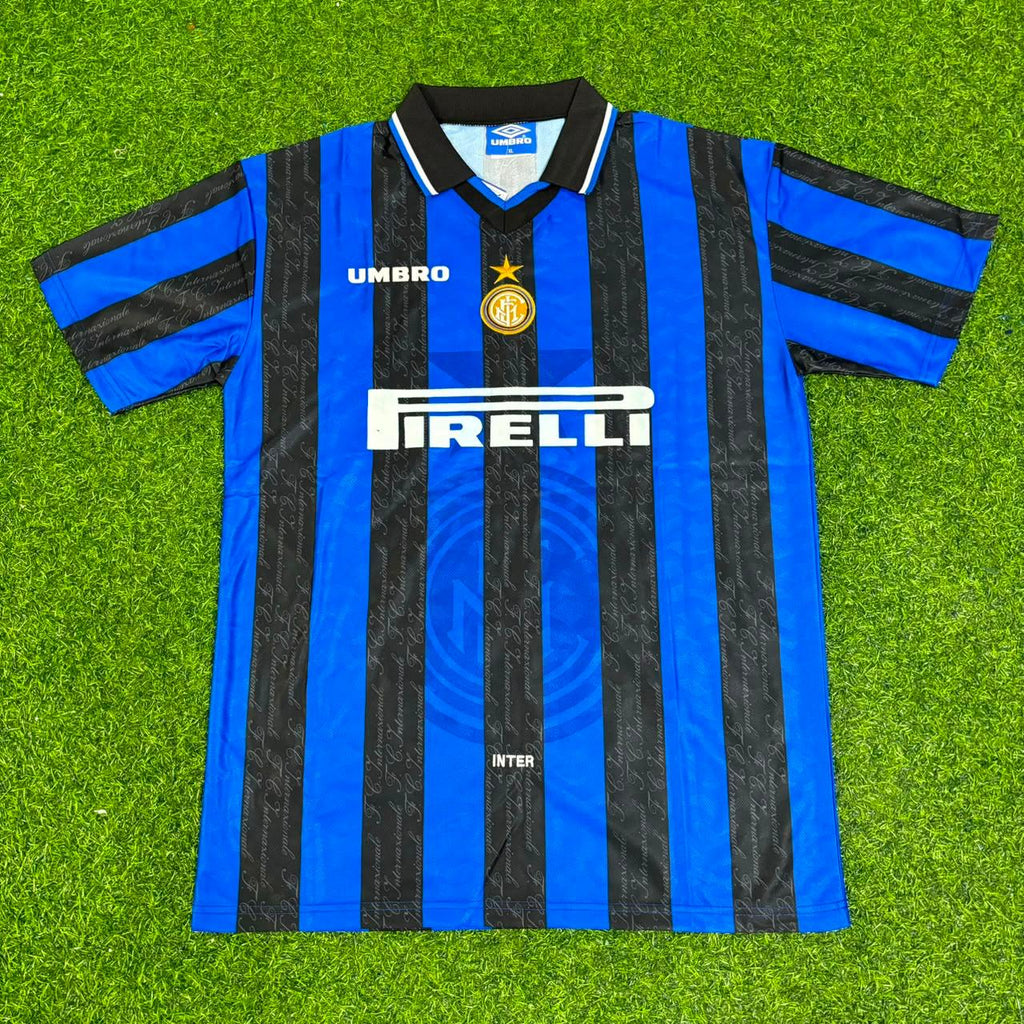 Inter Home Retro Football Jersey – Ricardo Quaresma – Front View