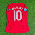 2012 Portugal EURO Ricardo Quaresma #10 Long Sleeve Retro Football Jersey – Back View