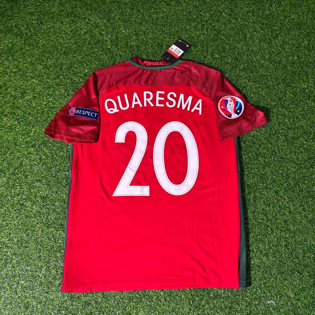 Ricardo Quaresma Portugal EURO 2016 Final Retro Jersey – Detailed View