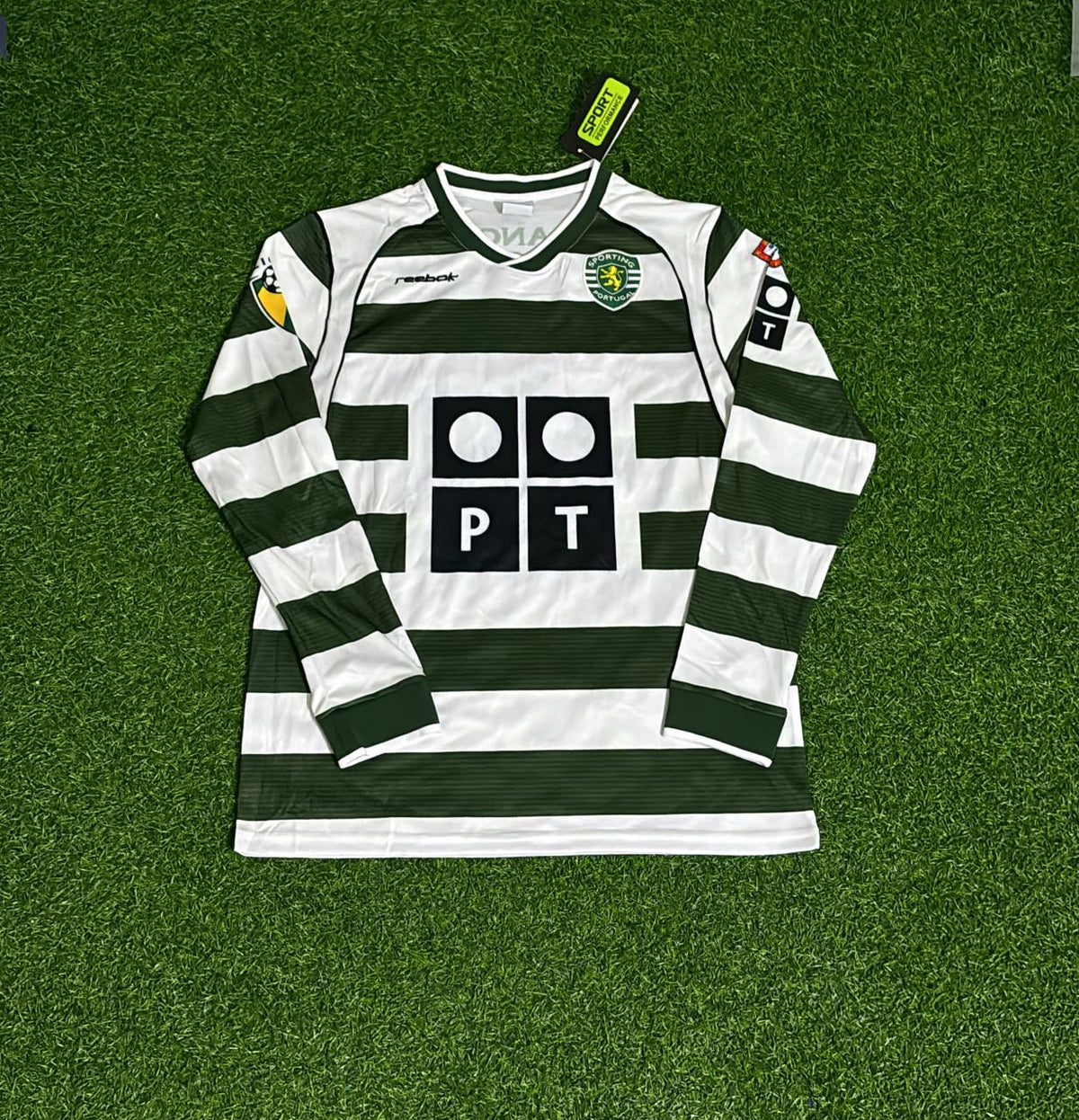 Ricardo Quaresma Sporting Lisbon Retro Football Jersey – Front View