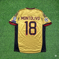 AC Milan 2013 2014 Gold Retro Jersey – Riccardo Montolivo #18 – Back View