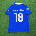 Italy Euro 2012 Retro Home Jersey – Riccardo Montolivo 18- – Back View