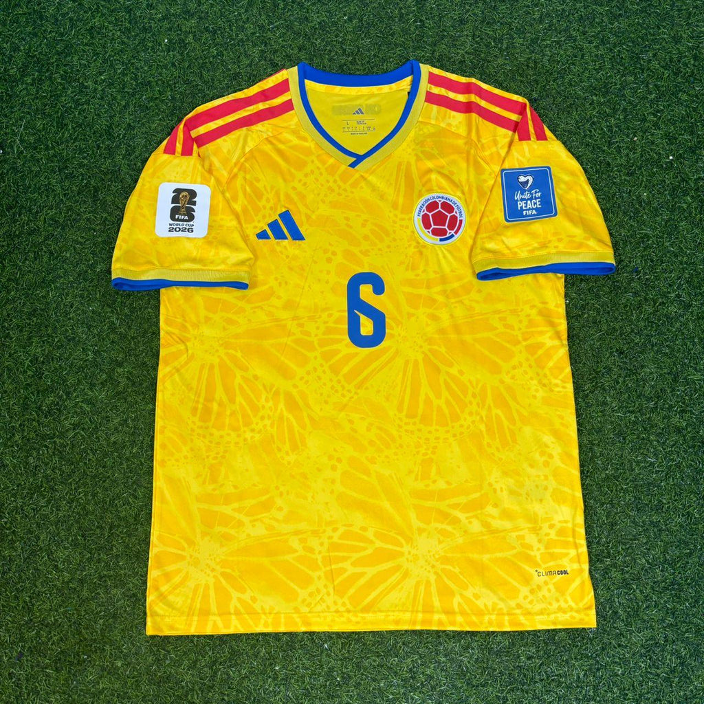 Richard Rios 6- Colombia 2026 World Cup Football Jersey – Front View