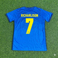 2021 Richarlison Brazil Copa America Blue Football Jersey – Back View