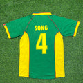 Rigobert Song Cameroon 1998 World Cup Retro Football Jersey – Back View