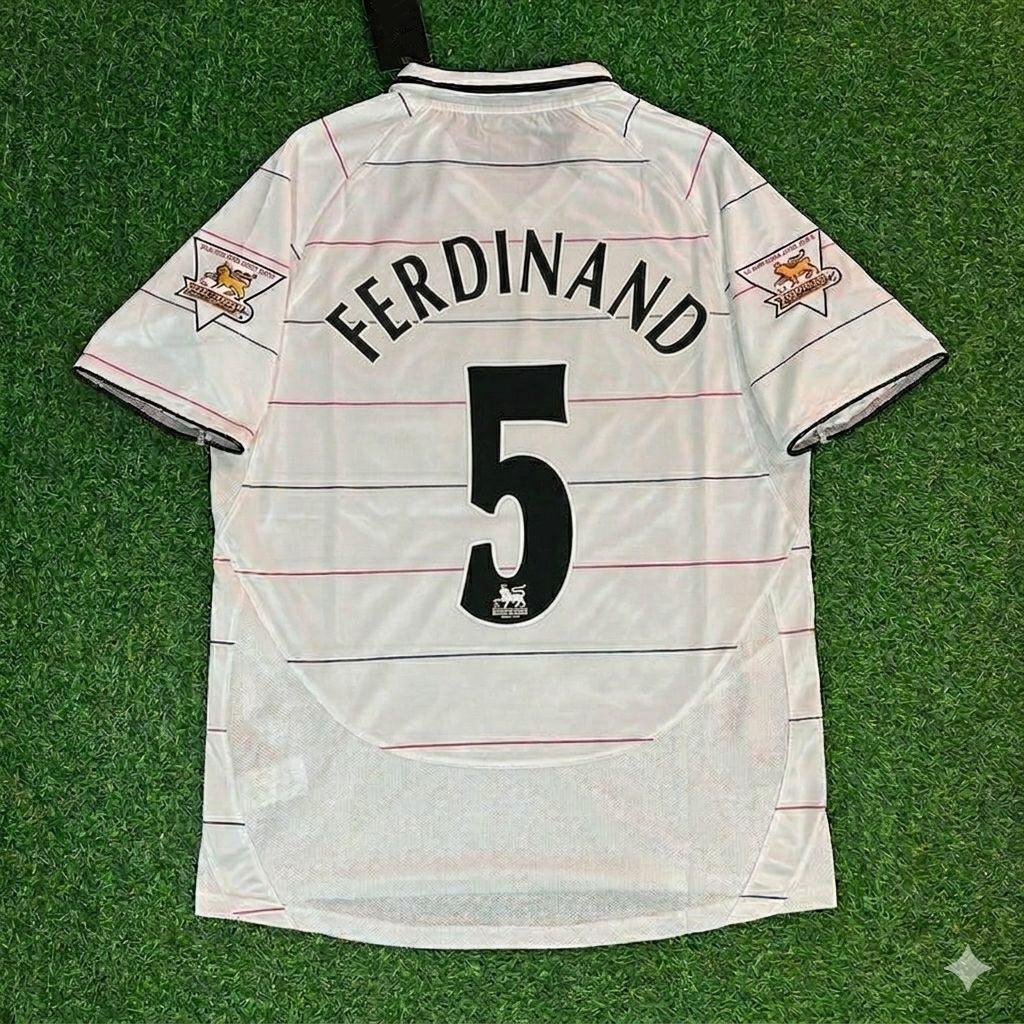 Manchester United 2003/2005 Retro Jersey – Rio Ferdinand #5 – Back View
