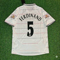 Manchester United 2003/2005 Retro Jersey – Rio Ferdinand #5 – Back View