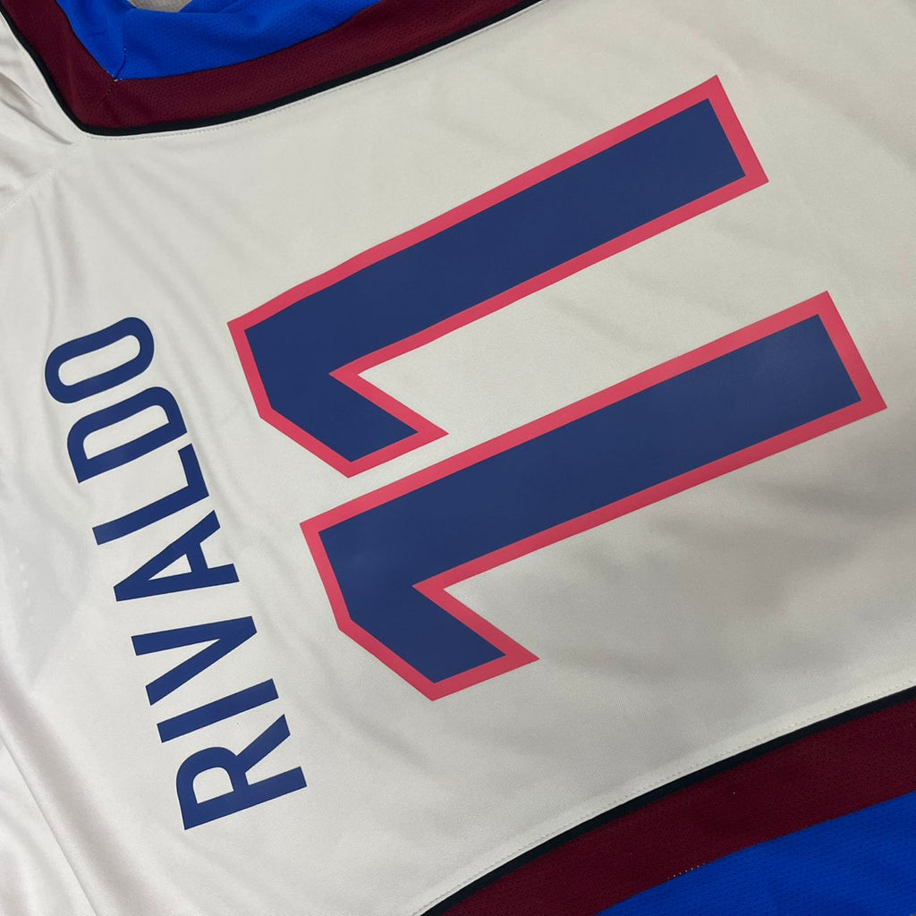 Rivaldo Barcelona 1998/99 Retro Football Jersey – Front View