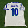 Brazil 1998 World Cup Retro Football Jersey – Rivaldo #10 – Back View