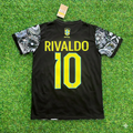Brazil Iconic Retro Football Jersey – Rivaldo – Back View