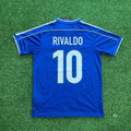 Brazil 1998 World Cup Retro Jersey – Rivaldo – Back View