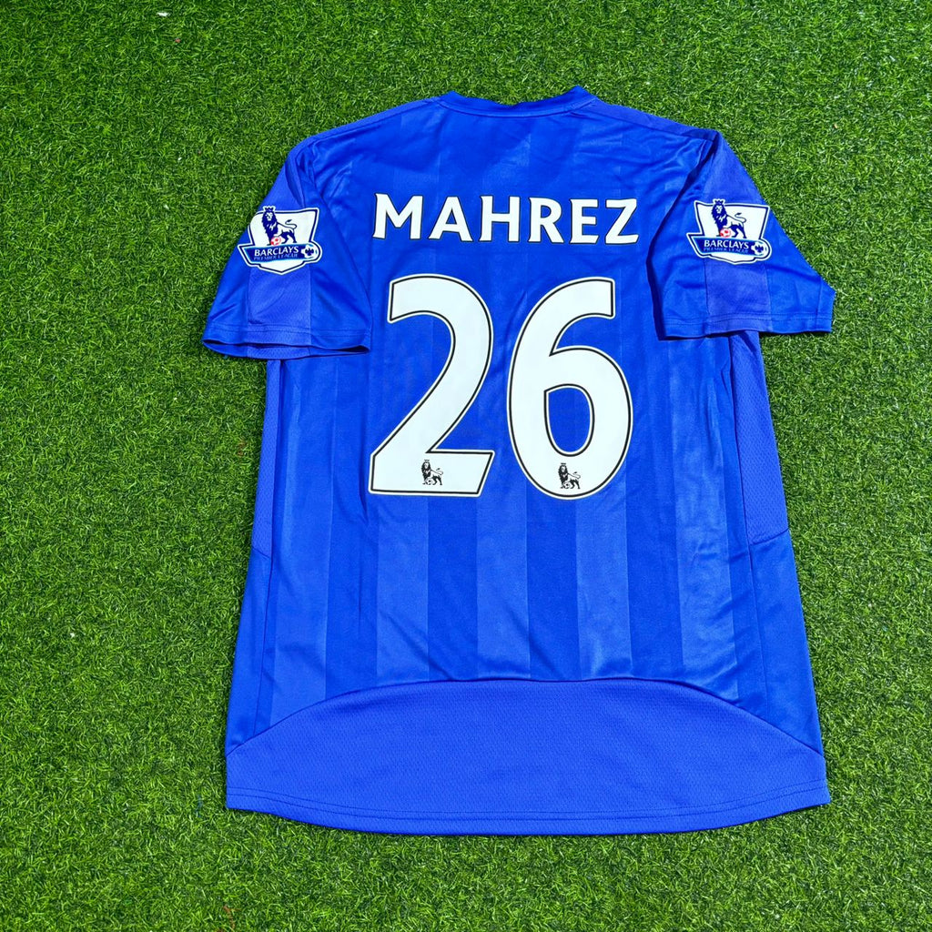 2015/16 Riyad Mahrez - Leicester City Retro Football Jersey – Back View