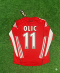 Ivica Olic FC Bayern Munich 2010/11 Red Retro Jersey – Back View