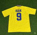 Alexander Isak Sweden Retro Football Jersey Collection – Back View