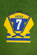 1999/00 Diego Fuser Parma Retro Long Sleeve Football Jersey Collection – Back View