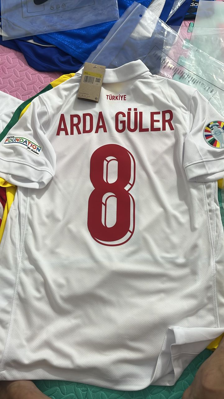 Arda Guler 2024 UEFA Turkey Home Formasi Football Jersey – 8