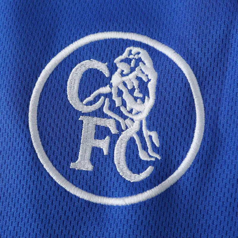 2003 Juan Sebastian Veron Chelsea 2005 Season Home Navy Blue Retro Football Jersey – 6